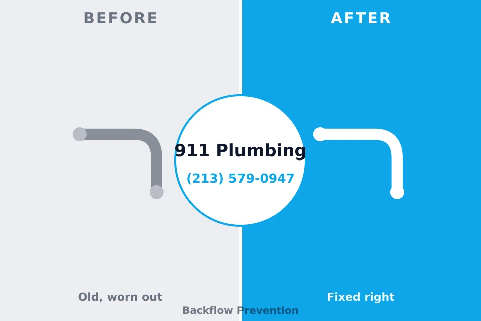 Before and after: plumbing company Mount Morris, MI